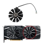 87mm FDC10U12S9-C 4Pin RTX 2060 2070 2080 DUAL Advanced OC GérFor ASUS GeForce RTX2080 RTX2070 Ventilateur de carte de jeu - Type B-Fan