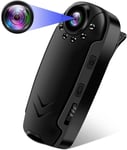 Mini Caméra Espion, Camera Cachée Enregistreur Vidéo Portable 1080P Hd, Caméra De Sécurité Caméscope Avec Objectif Grand Angle 125° Vision Nocturne Ir