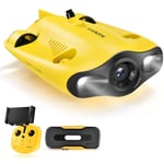 Mini Underwater Drone - Underwater Drone Submarine with 4K UHD Camera for Real Time Viewing, Dive to 330ft, APP Remote Control & Remote Controller, Live Stream, Tilt-Lock Adjustable, Fish Finder, ROV