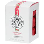 Roger & Gallet Savon Bienfaisant GINGEMBRE ROUGE 3x100 g