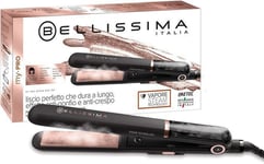Bellissima Lisseur Vapeur, Plaque Céramique - Lisseur Cheveux à Vapeur, Protection et Brillance - My Pro Steam B28 100