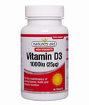 Vitamin D3 1000iu (25ug)  90 Tabs-3 Pack