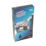 Omega 23022 VHS VCR Cassette Tape Video Recorder Head Cleaner System Wet & Dry