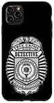 Coque pour iPhone 11 Pro Max Badge de police amusant True Crime Detective Division