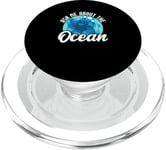 Ask Me About The Ocean Marine Biologist Oceanographer PopSockets PopGrip for MagSafe