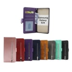 Zipper Standcase Wallet Samsung Galaxy S24 5G (SM-S921B/DS) Svart