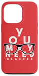 Coque pour iPhone 13 Pro Funny You May Need Lunettes d'opticien Humour Vision 20/20