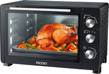 Prodex PX7030B 30 Litre Tabletop Mini Oven, 1500W Electric Cooker & Grill, Ideal