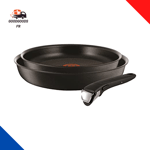 Tefal Ingenio Expertise Lot De Poêles 3 Pièces, Poêles 24+28 Cm Poignée Amovible