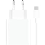 Xiaomi Mi Travel Charger Combo Set with USB-A to Type-C Charging Cable 1m, 33W White EU BHR6039EU