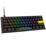 Ducky One 2 Pro Mini Gaming Tastatur, Rgb Led - Cherry Black (us)