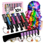 Magicat PEIGNE À CRAIE POUR CHEVEUX Set - 10 couleur de cheveux pour enfants ...