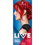 Schwarzkopf Live Colour Permanent 92 Pillar Box RED 1 Hair Dye PACK3