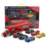 7:e Setet Disney Pixar Bilar 3 Blixten McQueen Jackson Storm Mack Farbror Lastbil 1:55 Diecast Metall Bilmodell Leksak Pojkjulklapp