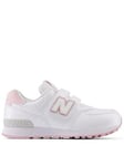 New Balance Younger Girls 574 Trainers - White, White, Size 11 Younger