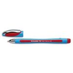 Schneider Stylo bille Slider Memo XB - pointe large corps caoutchouc confort encre rouge