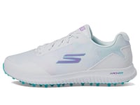 Skechers Ladies Arch Fit GO Golf Max 2 Splash Waterproof Spikeless Womens Golf Shoes 123068 White/Multi 8UK