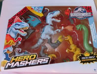 Jurassic World Hero mashers Indominus Rex vs Velociraptor by Hasbro in 2015