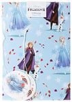 UK Greetings Disney Frozen Wrapping Paper for Birthday, Girls - 2 Sheets and 2 Tags - Cartoon Design with Anna, Elsa and Olaf