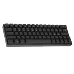 (Red Switch) Mechanical Keyboard 64 Keys Wireless Small Compact Keyboard