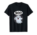 Funny Thumbs Down Ghost Screaming Boo Disapproval T-Shirt