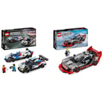 LEGO Speed Champions Voitures de Course BMW M4 GT3 et BMW M Hybrid V8, Véhicules Jouet pour Enfants & Speed Champions Voiture de Course Audi S1 e-Tron Quattro Véhicule Jouet