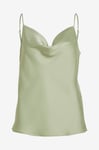 Vila - Linne viRavenna S/L Singlet Strap Top - Grön