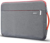 Voova 360°Protective Laptop Sleeve Carry Case 14-15 inch, Waterproof Slim Computer Cover Bag with Handle for MacBook Air M2/M3 15, 15” Surface Laptop 5/4, Hp chromebook 14, Grey