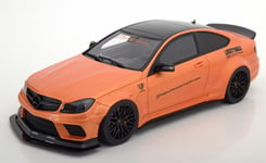 MERCEDES C63 COUPE W204 LIVERTY WALK ORANGE METAL GT SPIRIT GT215 1/18 999 PIECE