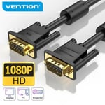 Vention Câble Vga Mâle À Mâle 1080p Tressé Pour La Télévision Blindage Cordon Pour Ordinateur Portable Moniteur(1.5m)