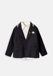 Angel & Rocket Boys Caspian Smart textured jacket - Navy - Size 9Y