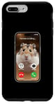 Coque pour iPhone 7 Plus/8 Plus Meme Hamster regardant la caméra frontale Hamster appelle