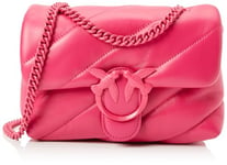 Pinko Love Puff Mini Cl Sheep Nappa, Sac Femme, N17b_Pink Block Color