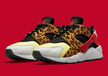 NIKE AIR HUARACHE ,,SNKRS Day'' Leopard Print SIZE UK 8.5 EUR 43 (DM9092 700