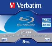 BD-DL 6x JC 50GB Verbatim 5 pieces