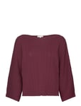 Tom Tailor Knit Rib Pli Burgundy