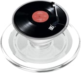 Tourne-disque vinyle rétro | Design amateur de musique PopSockets PopGrip pour MagSafe