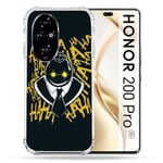 Cokitec Coque Renforcée pour Honor 200 Pro 5G Manga Assassination Classroom Kuro Noir