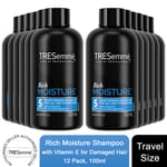 Tresemme Moisture Rich Shampoo or Conditioner for Damaged Hair 100ml, 6 or 12 Pk