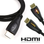 3 METRE LONG YELLOW 4K HDMI TO HDMI CABLE Sky TV PS4 Nintendo Switch Xbox One 3D