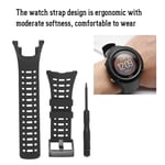 Wristwatch Strap Black Rubber Watchband For Suunto Ambit1/2/3 Watch HOT