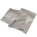 100 X Silver Aluminum Foil Mylar Bag Vacuum Bags Sealer Food Sto 8*12
