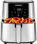 Chefman TurboFry Touch Air Fryer, XL 7.5 Litre Family Size, 1800W Power, 4 Pr...