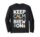 Kombucha Brewer Fermented Tea Scoby Brew On Kombucha Long Sleeve T-Shirt