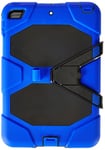 Coque pour iPad Mini 5 2019/iPad Mini 4 avec Support, Coque structurelle Robuste 3 en 1 avec Support adhérent, Bleu