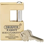 Draper 64202 haute sécurité Cadenas en laiton 76 mm