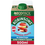 Robinsons Ecopack 60 Serves, Summer Fruits, 500ml