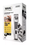 Wahl 11 in 1 Chromium Multi Groomer Cordless Hair Trimmer Kit for Men 3024111