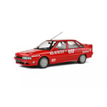 RENAULT R21 MKI TURBO SPEED RECORD ON ICE 1988 RED 1:18 Solido Modellino