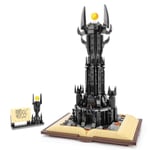 Arkitekturblock med LED, för Lord of the Rings STEM The Magic Rings, Dark Tower Building Blocks, Dekoration, Present till vuxna och pojkar 6-16+ (969 delar)